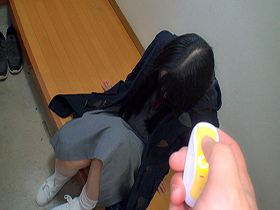 淫語強要で赤面マン汁ねっとり糸引き性交　性の目覚めを覗かれた黒髪生徒会長あやめちゃん　サンプル画像11